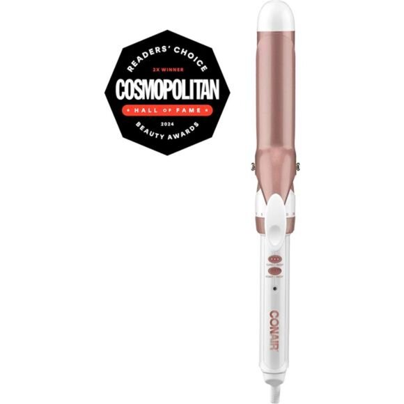 Double Ceramic 1 1/4-Inch Curling Iron, 1 ¼ inch barrel produces loose curls - Picture 7 of 8